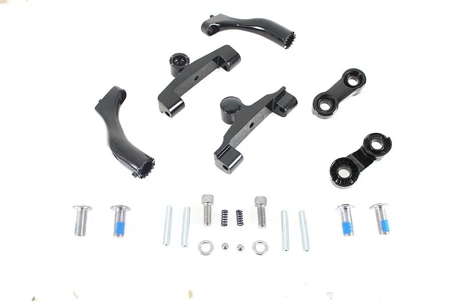 Wyatt Gatling Adjustable Passenger Footboard Mount Set for Harley Davidson FLT (1993-2002) by Wyatt Gatling