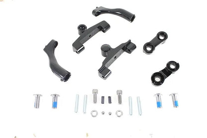 Wyatt Gatling Adjustable Passenger Footboard Mount Set for Harley Davidson FLT (1993-2002) by Wyatt Gatling