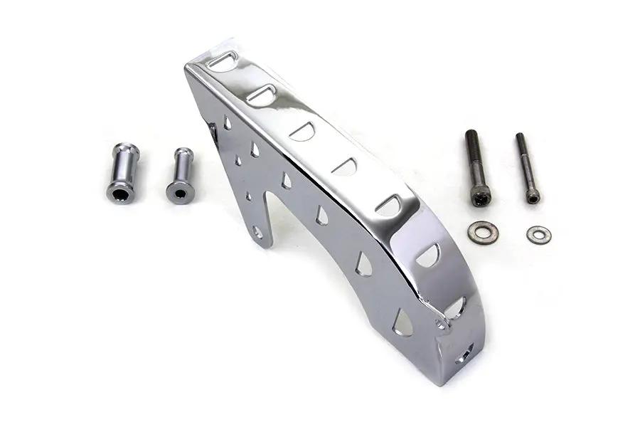 Wyatt Gatling Outlaw Chrome Front Pulley Guard Kit for Harley Davidson XL (2004-2013) by Wyatt Gatling