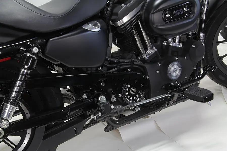 Wyatt Gatling Outlaw Black Front Pulley Guard Kit for Harley Davidson XL Models by Wyatt Gatling