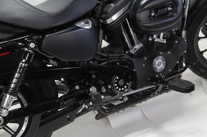 Wyatt Gatling Outlaw Black Front Pulley Guard Kit for Harley Davidson XL Models by Wyatt Gatling