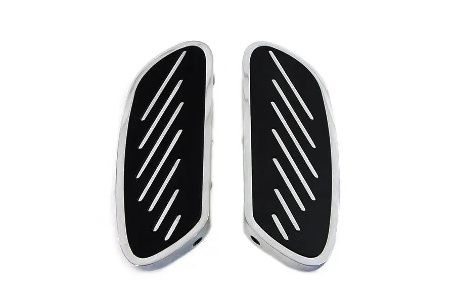 Wyatt Gatling Passenger Footboard Set with Rail Design for Harley Davidson FLT by Wyatt Gatling