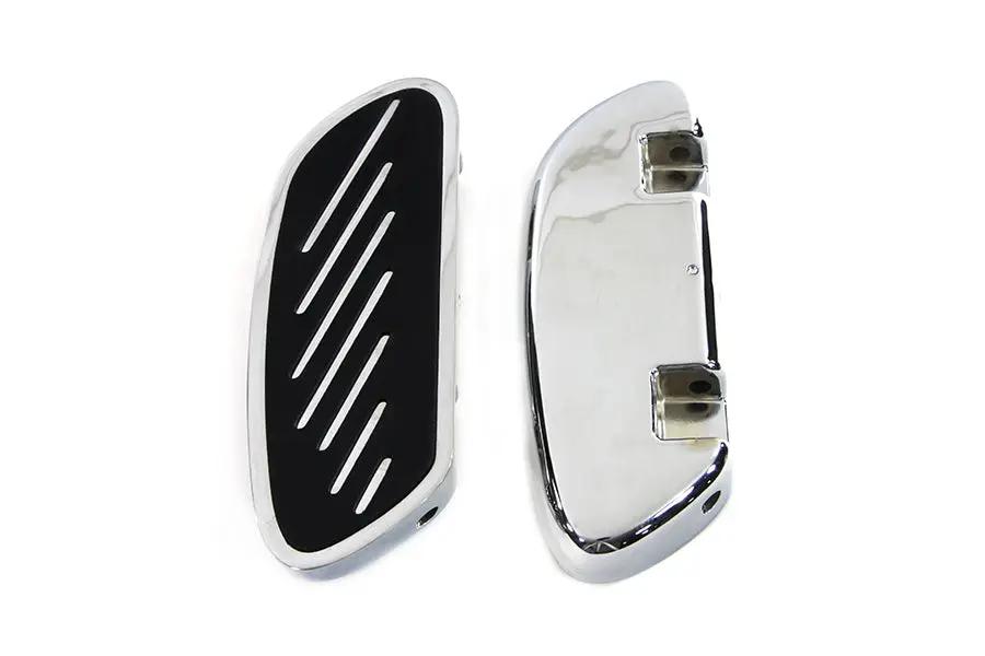 Wyatt Gatling Passenger Footboard Set with Rail Design for Harley Davidson FLT by Wyatt Gatling