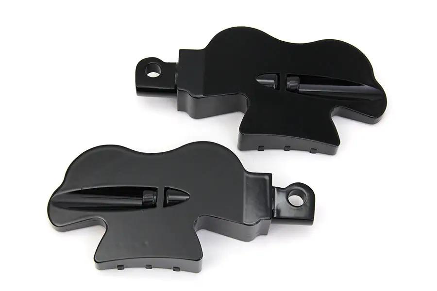 Wyatt Gatling Skull Face Footpeg Set for Harley-Davidson Softail Models by Wyatt Gatling