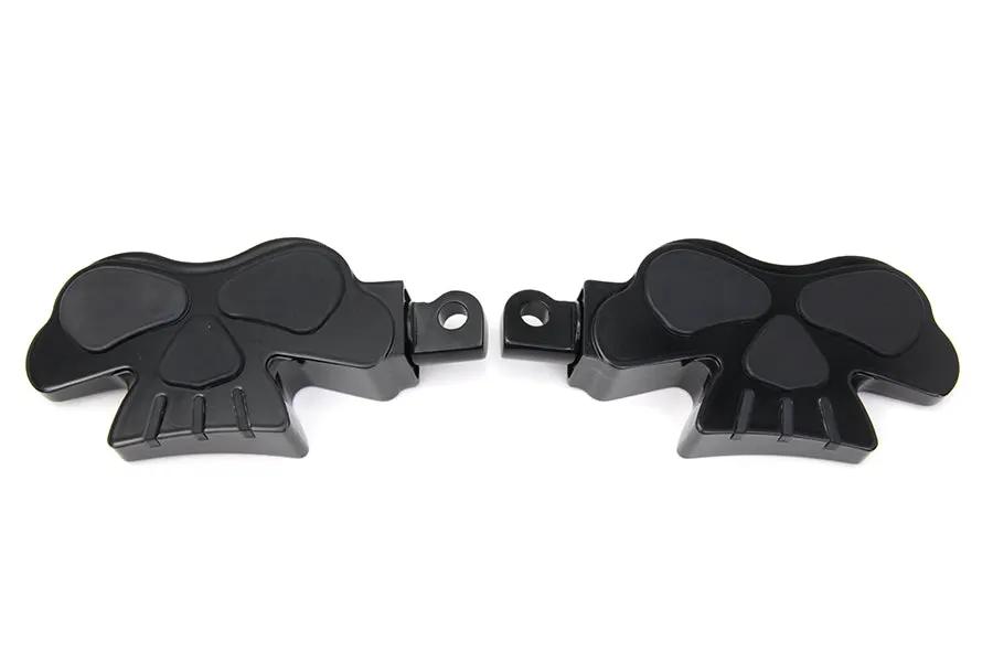 Wyatt Gatling Skull Face Footpeg Set for Harley-Davidson Softail Models by Wyatt Gatling
