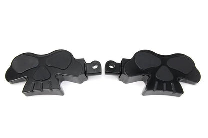 Wyatt Gatling Skull Face Footpeg Set for Harley-Davidson Softail Models by Wyatt Gatling