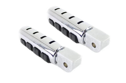V-Twin Passenger ISO Footpeg Set Chrome for Harley Davidson FXST and FLST Models by V-Twin