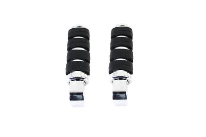 V-Twin Passenger ISO Footpeg Set Chrome for Harley Davidson FXST and FLST Models by V-Twin