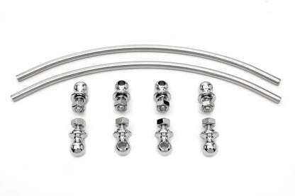Wyatt Gatling Chrome Driver Footboard Trim for Harley Davidson FL (1941-1950) by Wyatt Gatling