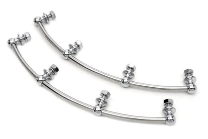 Wyatt Gatling Chrome Driver Footboard Trim for Harley Davidson FL (1941-1950) by Wyatt Gatling
