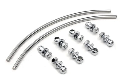 Wyatt Gatling Chrome Driver Footboard Trim for Harley Davidson FL (1941-1950) by Wyatt Gatling