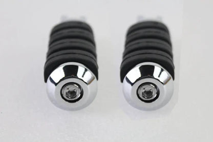 V-Twin Part 78463 Driver ISO Footpeg Set Chrome for Harley Davidson FLST Models by V-Twin