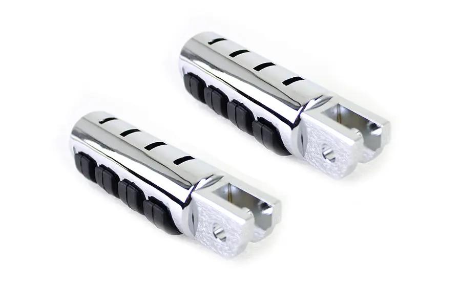 V-Twin Part 78463 Driver ISO Footpeg Set Chrome for Harley Davidson FLST Models by V-Twin