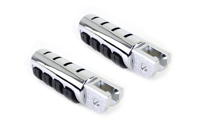V-Twin Part 78463 Driver ISO Footpeg Set Chrome for Harley Davidson FLST Models by V-Twin