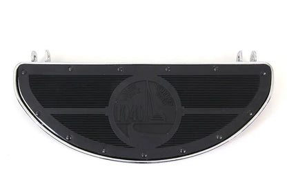 V-Twin World's Fair Style Half Moon Footboard Set Chrome - Fits 1936-1945 Harley Davidson W by V-Twin