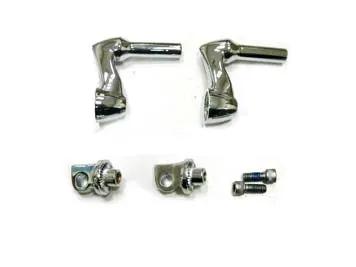 V-Twin Chrome Footpeg Mount with Adjustable Offset and Locking Teeth - Model 27-0873 by V-Twin