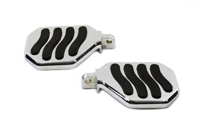 Wyatt Gatling Chrome Mini Peg-Board Set with Wave Design – Versatile Motorcycle Accessory by Wyatt Gatling