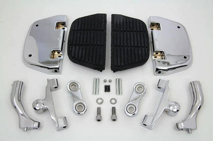 V-Twin Adjustable Passenger Footboard Kit for Harley Davidson FL Models by V-Twin