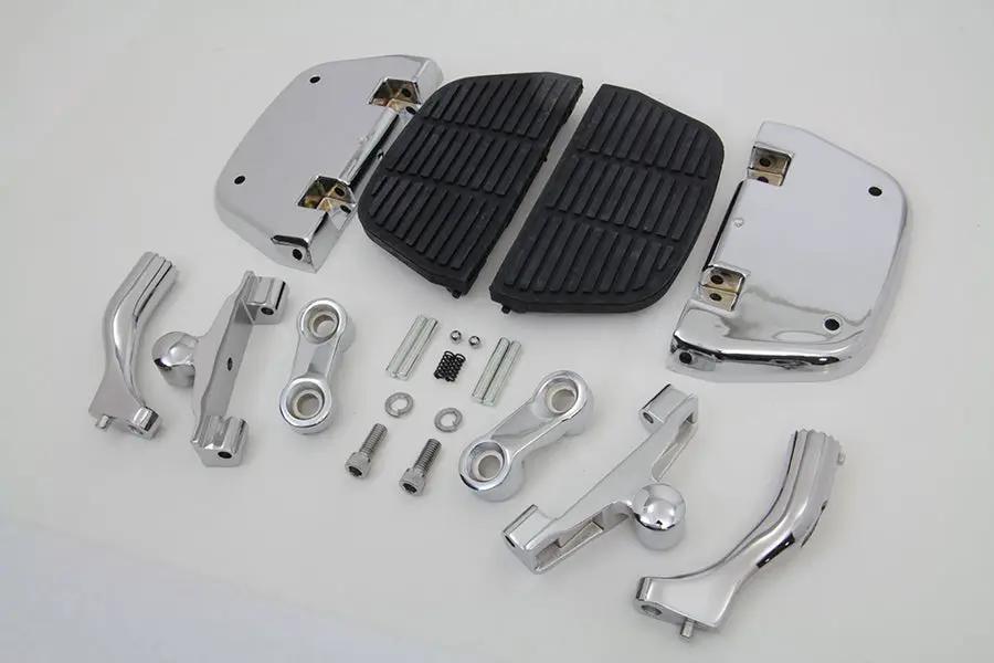 V-Twin Adjustable Passenger Footboard Kit for Harley Davidson FL Models by V-Twin