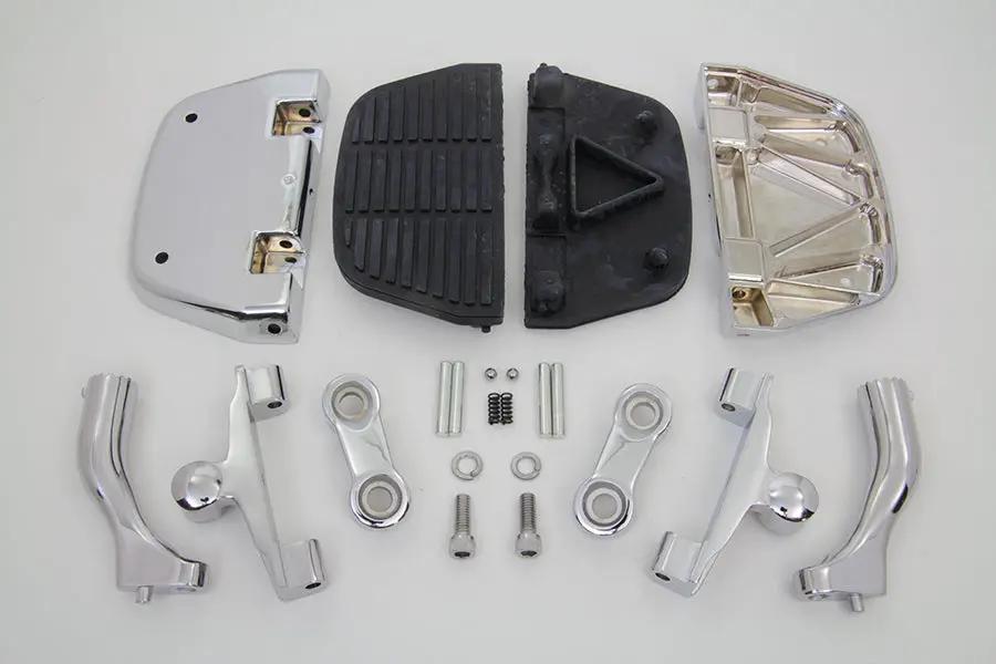 V-Twin Adjustable Passenger Footboard Kit for Harley Davidson FL Models by V-Twin