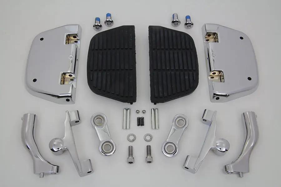 V-Twin Adjustable Passenger Footboard Kit for Harley Davidson FL Models by V-Twin