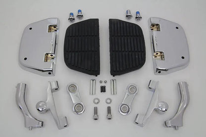 V-Twin Adjustable Passenger Footboard Kit for Harley Davidson FL Models by V-Twin