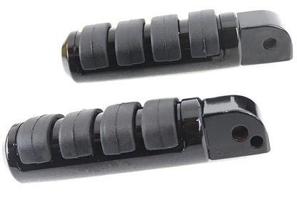 V-Twin Passenger ISO Footpeg Set Black for Harley Davidson FXST and FLST Models (Part #78464B) by V-Twin