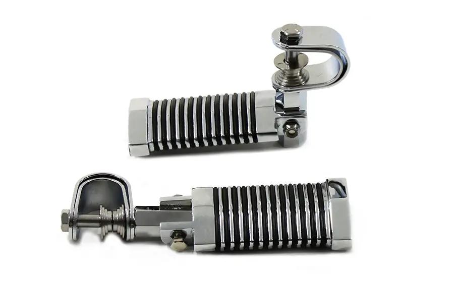 Wyatt Gatling O-Ring Style Footpeg Set Flat Diamond Shape for Motorcycles, Part 17-0438 by Wyatt Gatling