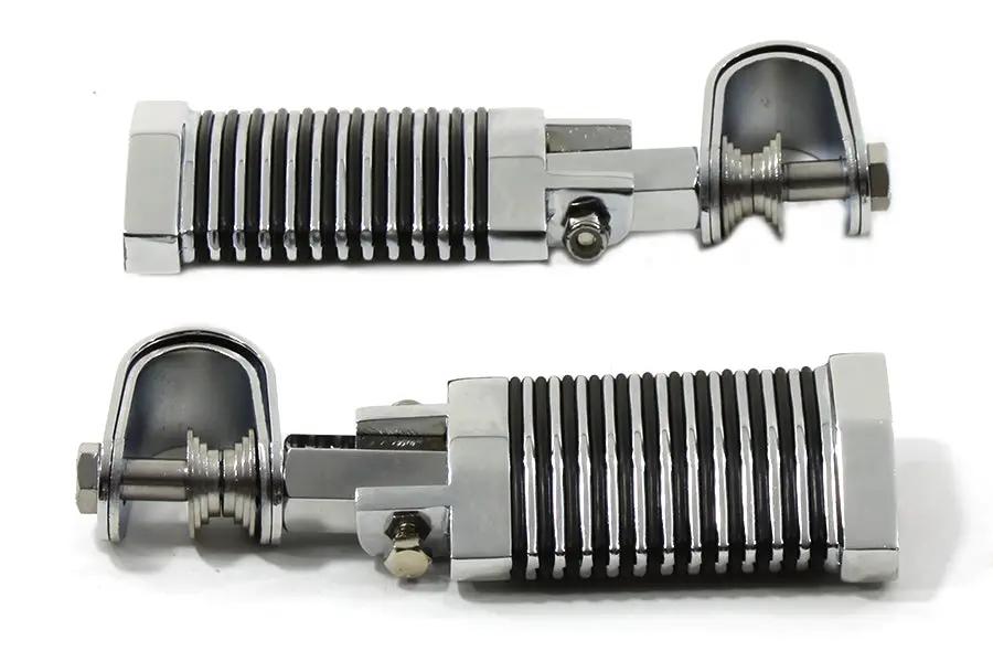 Wyatt Gatling O-Ring Style Footpeg Set Flat Diamond Shape for Motorcycles, Part 17-0438 by Wyatt Gatling