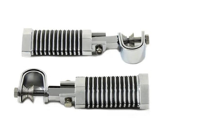 Wyatt Gatling O-Ring Style Footpeg Set Flat Diamond Shape with Vibration-Reducing Rubber Rings by Wyatt Gatling