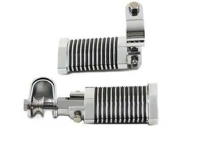 Wyatt Gatling O-Ring Style Footpeg Set Flat Diamond Shape with Vibration-Reducing Rubber Rings by Wyatt Gatling