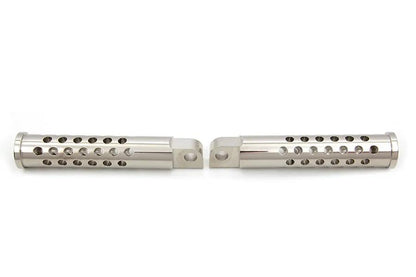 Wyatt Gatling Billet Shooter Style Footpeg Set Nickel Plated by Wyatt Gatling