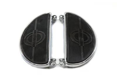 V-Twin Half Moon Footboard Set Chrome for Harley Davidson FL 1940-1949 by V-Twin