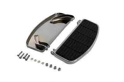 V-Twin 'D' Driver Chrome Footboard Set for Harley Davidson FL (1940-1949) by V-Twin