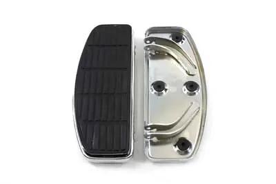 V-Twin Driver Chrome 'D' Shape Footboard Set for Harley Davidson FLT Models by V-Twin