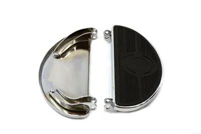 V-Twin Half Moon Footboard Set Chrome for Harley Davidson FL (1940-1949) by V-Twin