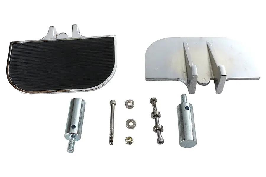 Wyatt Gatling Passenger Mini Footboard Set Rubber Style with Mounting Hardware - Part #70053 by Wyatt Gatling