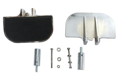 Wyatt Gatling Passenger Mini Footboard Set Rubber Style with Mounting Hardware - Part #70053 by Wyatt Gatling