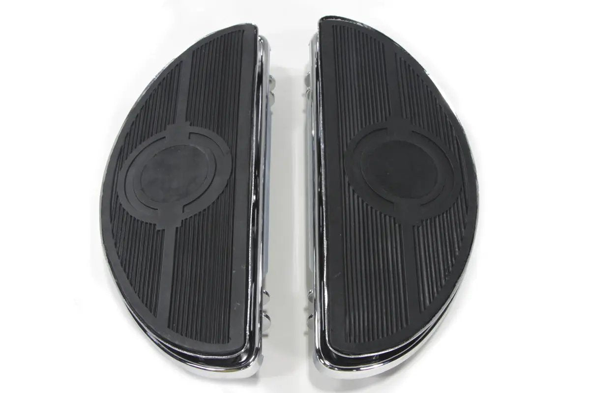 V-Twin Driver Footboard Set Chrome for Harley Davidson FLT (Part No. 17-0418N) by V-Twin