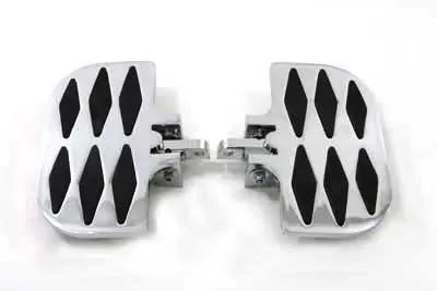 Wyatt Gatling Passenger Mini Footboard Set with Diamond Design and Male Clevis Mount by Wyatt Gatling