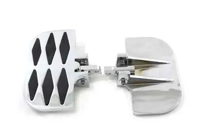 Wyatt Gatling Passenger Mini Footboard Set with Diamond Design and Male Clevis Mount by Wyatt Gatling