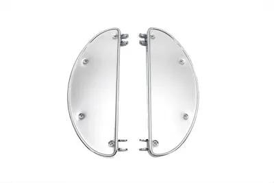 V-Twin Half Moon Footboard Set Chrome for Harley Davidson FL (1940-1949) by V-Twin