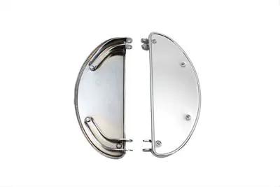 V-Twin Half Moon Footboard Set Chrome for Harley Davidson FL (1940-1949) by V-Twin
