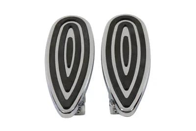 Wyatt Gatling Driver Footboard Set with Teardrop Design for Harley Davidson FLT Models by Wyatt Gatling