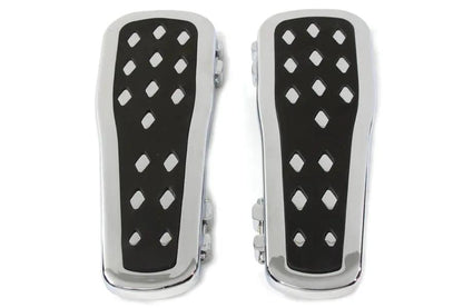 Wyatt Gatling Driver Footboard Set with Diamond Design for Harley Davidson FLT (1980-1989) by Wyatt Gatling
