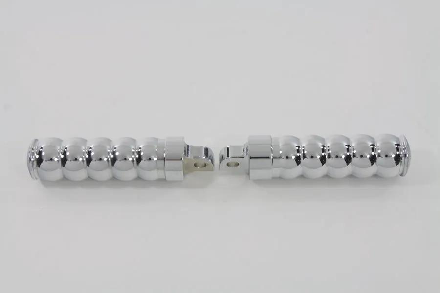 Wyatt Gatling Chrome Hourglass Style Footpeg Set for Harley Davidson FXST (1986-1995) by Wyatt Gatling