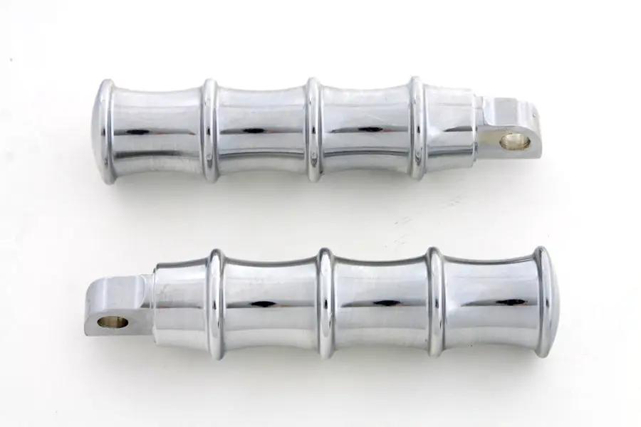 Wyatt Gatling Chrome Tribal Style Footpeg Set for Harley Davidson FXST (1986-1995) by Wyatt Gatling