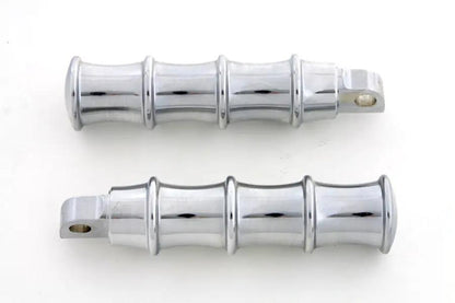 Wyatt Gatling Chrome Tribal Style Footpeg Set for Harley Davidson FXST (1986-1995) by Wyatt Gatling