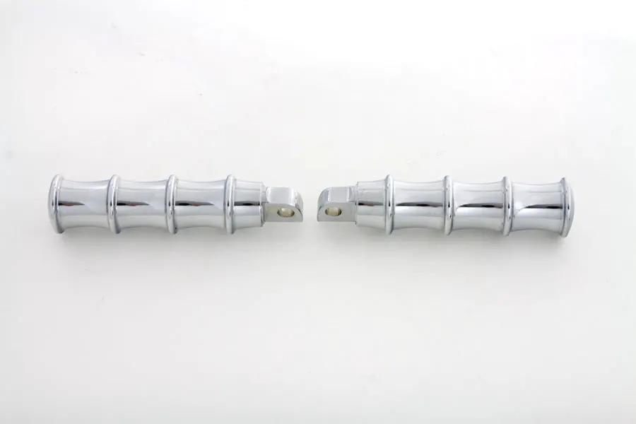 Wyatt Gatling Chrome Tribal Style Footpeg Set for Harley Davidson FXST (1986-1995) by Wyatt Gatling