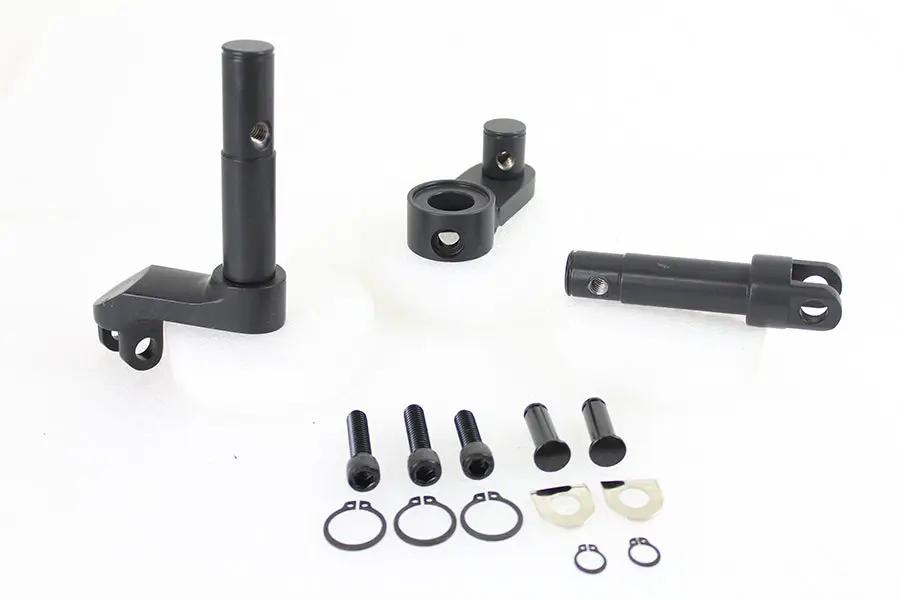 Wyatt Gatling Black Extended Forward Control Conversion Kit for Harley Davidson XL 2011-2020 by Wyatt Gatling